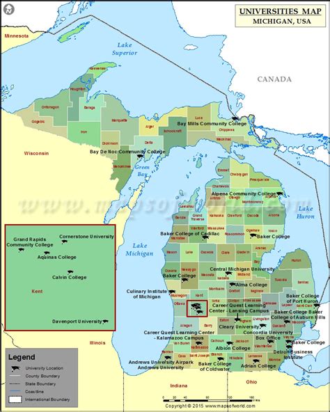 list of universities and colleges in michigan|More.